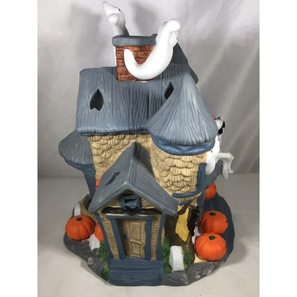 PartyLite Haunted Tealight House P7311 Halloween Spooky Ghosts w/Box